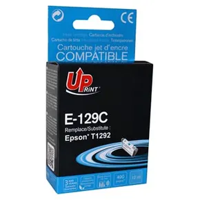 UPrint kompatibilis tinta, C13T12924010, T1292, cián, 10 ml, E-129C, Epson Stylus SX420